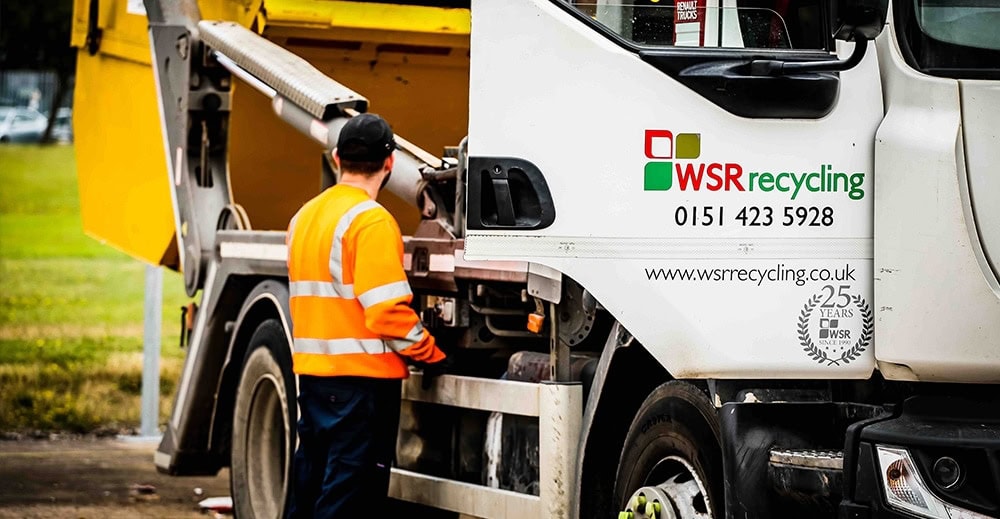 Skip hire services by WSR Recycling in the North West